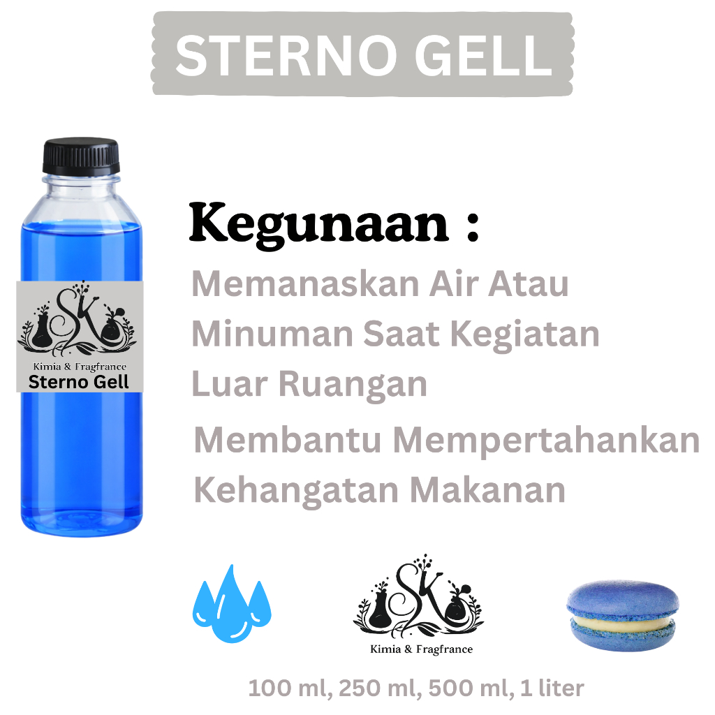 Sterno Gell / Sterno Gel Fuel Pemanas Makanan / Gel Untuk Chafing Dish & Catering / Sterno Gell