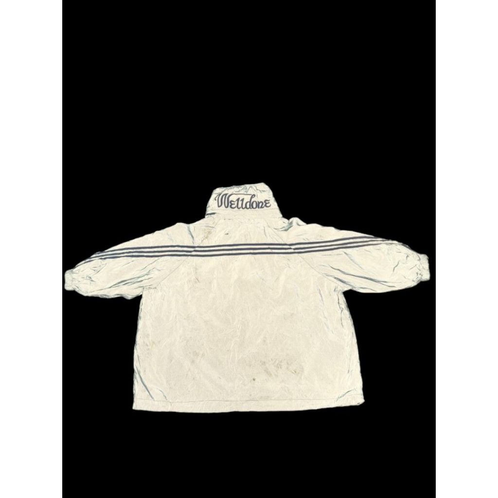 We11done Reflective Silver Jacket with hidden hoodie - welldone