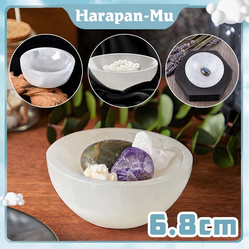 Crystalmine Selenite Bowl Marocco Natural Selenite Bowl