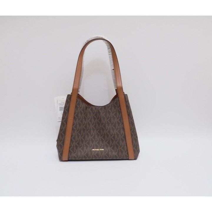 New MK Rosemary SIGN BROWN LUGGAGE Shoulder Tote