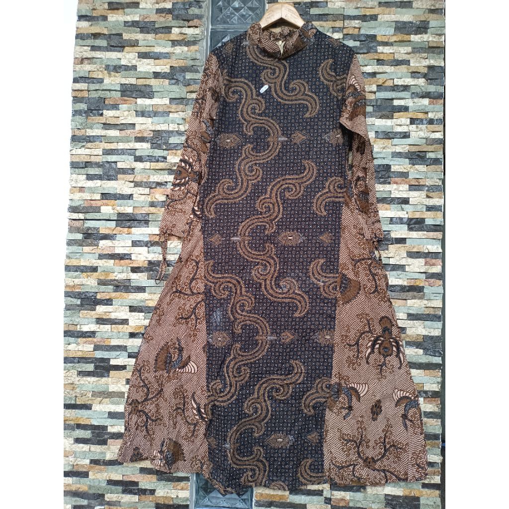 Gamis wanita katun batik solo