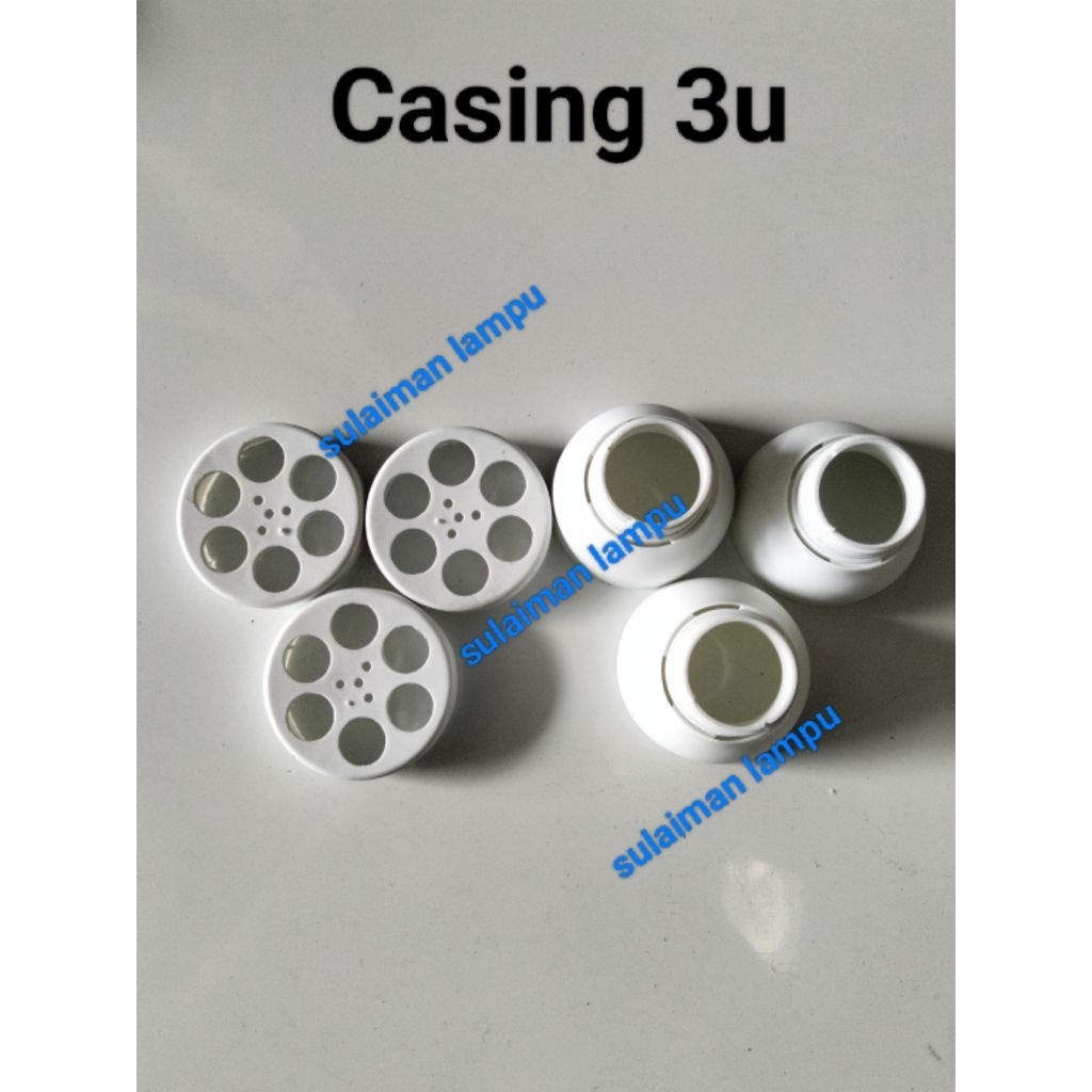 Casing Lampu 3U Diameter kaca 12mm (LHE)