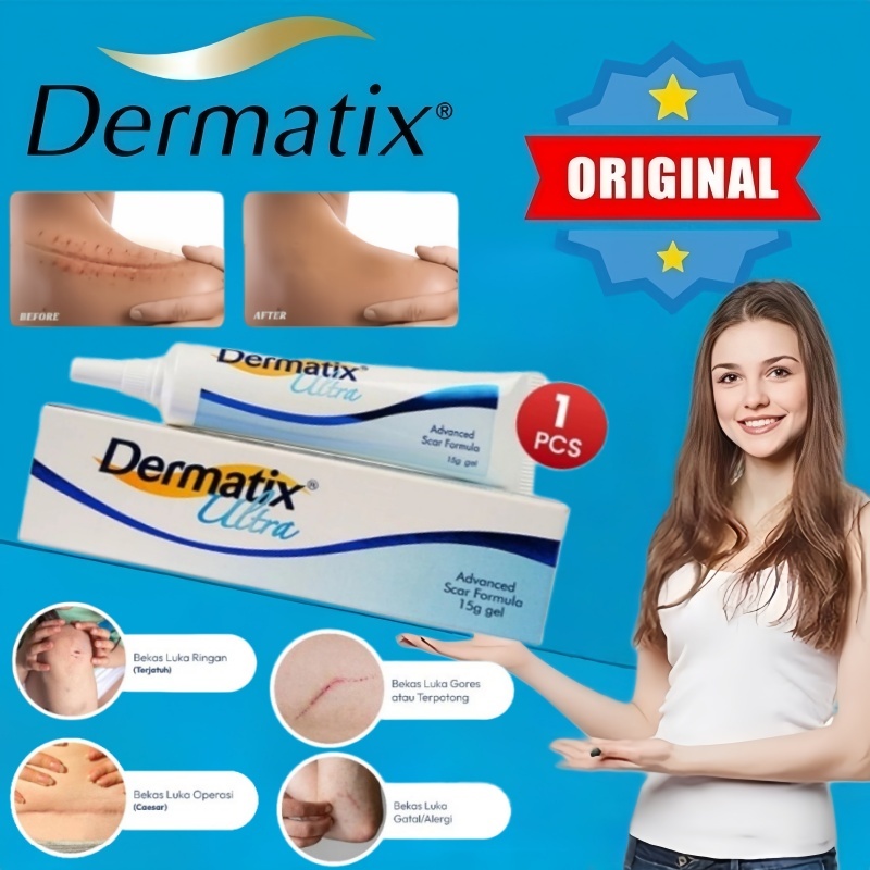 *COD ORI*Dermatix Penghilang Bekas Luka / Dermatix Ultra Gel 15gr Obat Bekas Luka Koreng / Salep Kel