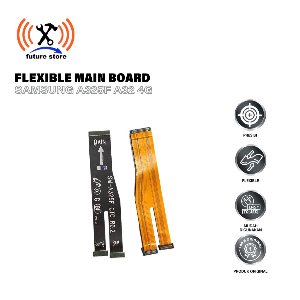 FLEXIBLE BOARD UNTUK SAMSUNG A325F A32 4G - MAIN BOARD - SPAREPART HP