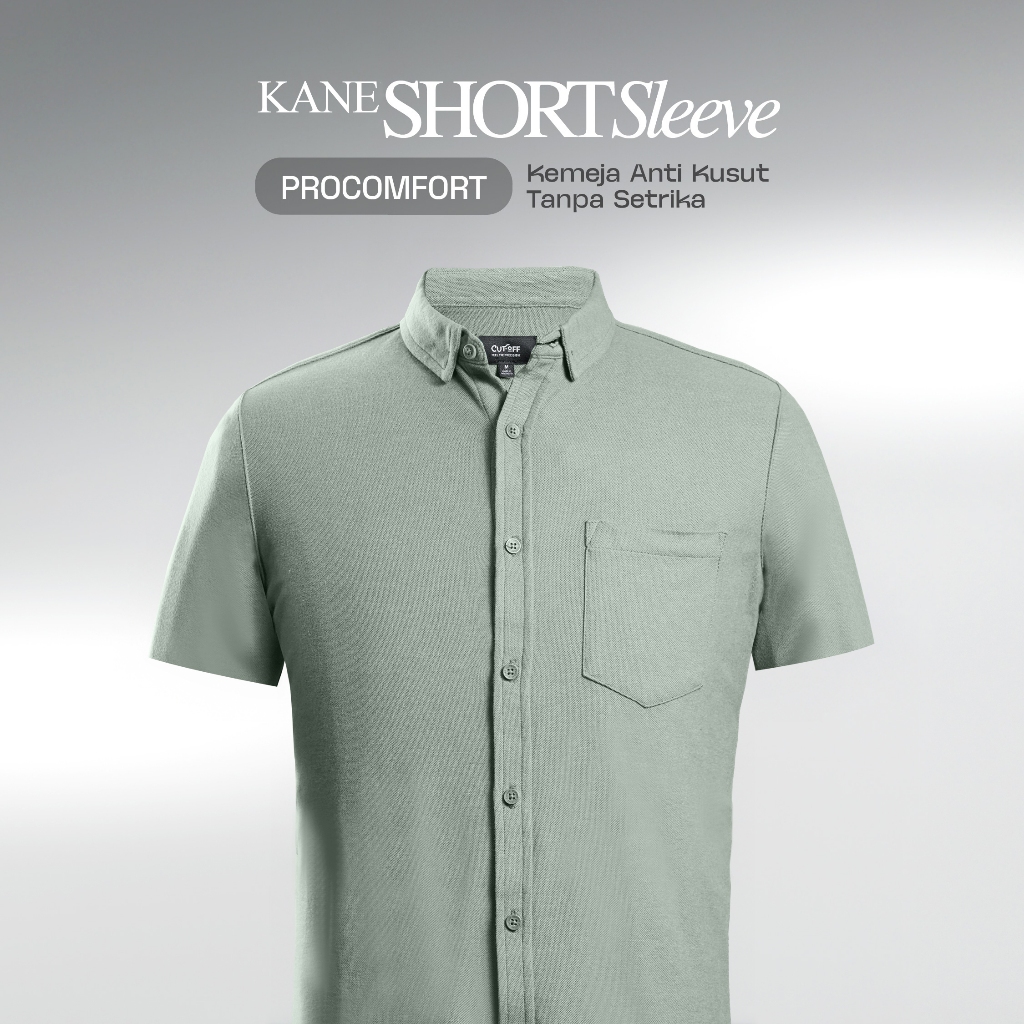 CUTOFF Kane Kemeja Kerah Pique Pria Pendek New Colors