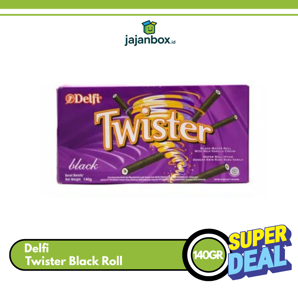 DELFI Twister Rolls Black 120 Gram