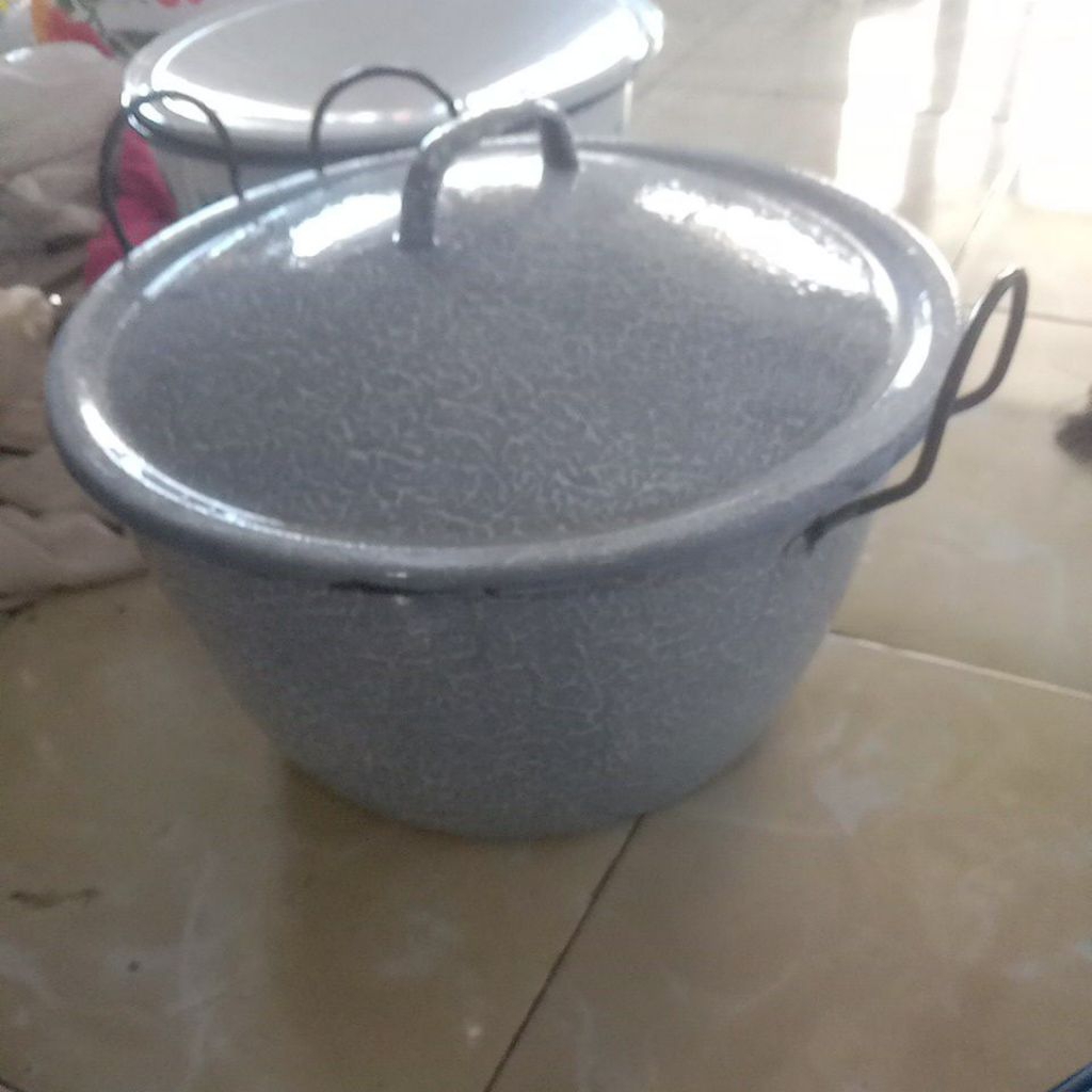 Panci masak enamel jumbo UK 45 /350 k