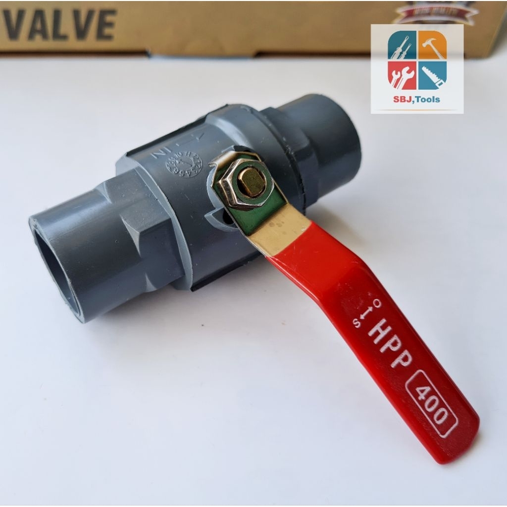 Ball Valve gagang Besi HPP 3/4 inch ; Stop Kran 3/4