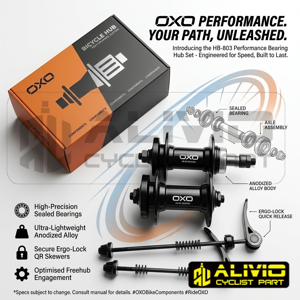 Hub Freehub HFH OXO 802 803 By Strummer Lubang 36 Hole 36h Ulir Drat Alloy Bearing Alumunium Disc Br