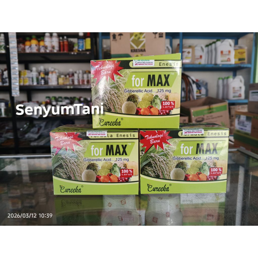 For MAX Gibberellic Acid 125mg 5gram gibgro (1kotak isi 25pcs)
