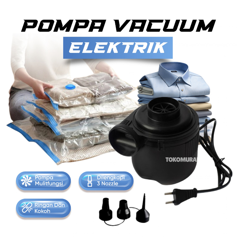 Pompa Angin Listrik/kasur angin bisa sedot/Pompa Angin Listrik Electric/Kasur Angin Vacum Sedot Tiup