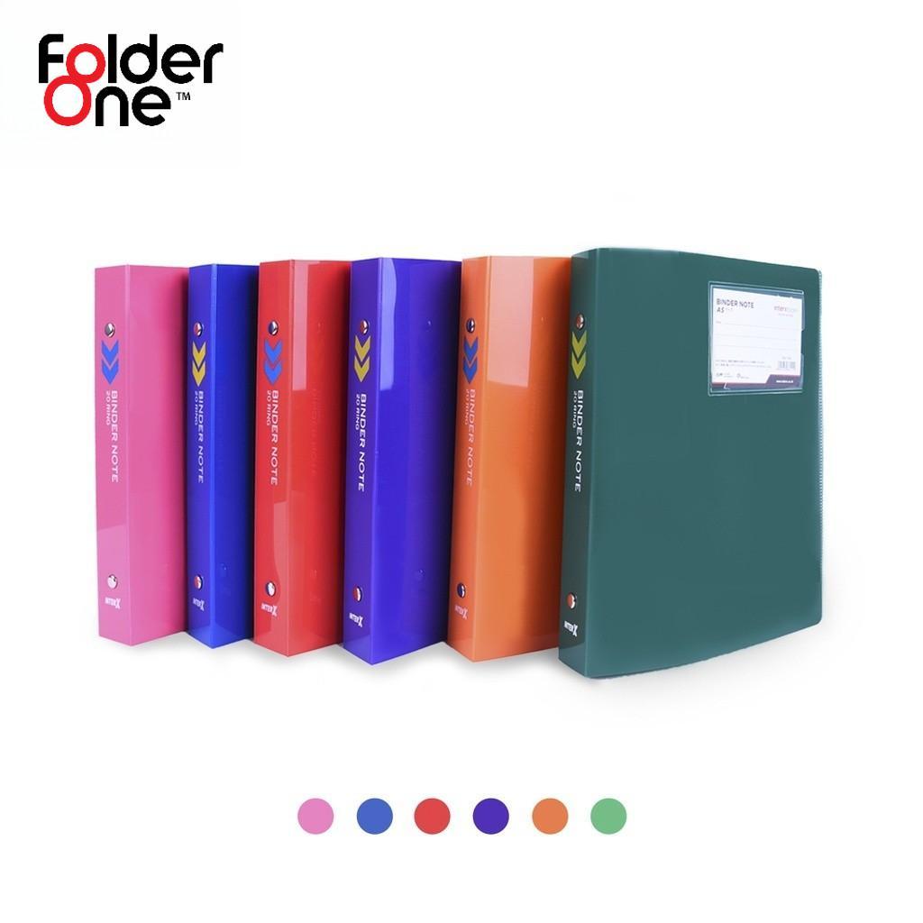 Map Binder Note INTERX FOLDER Ukuran Kecil A5 Warna Polos