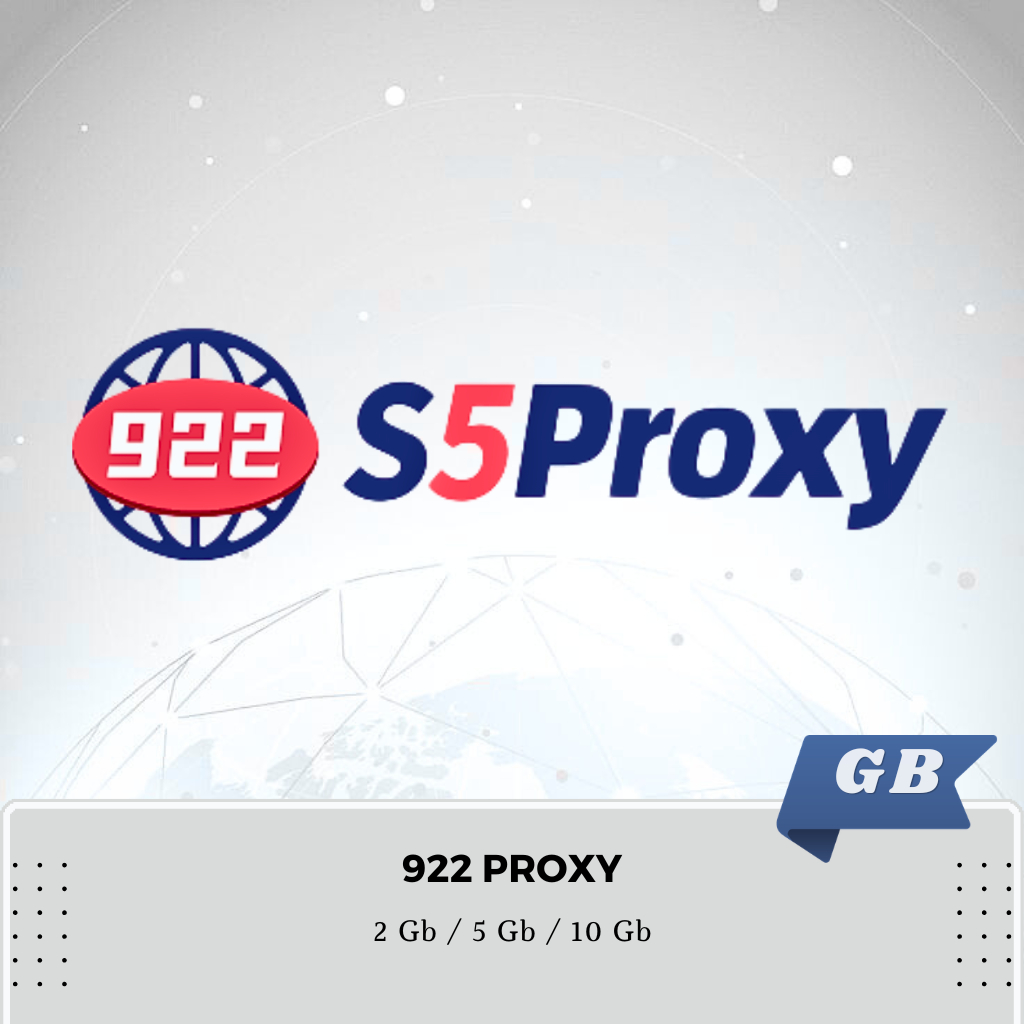 922 Proxy  2 GB / 5 GB / 10 GB | CDKey