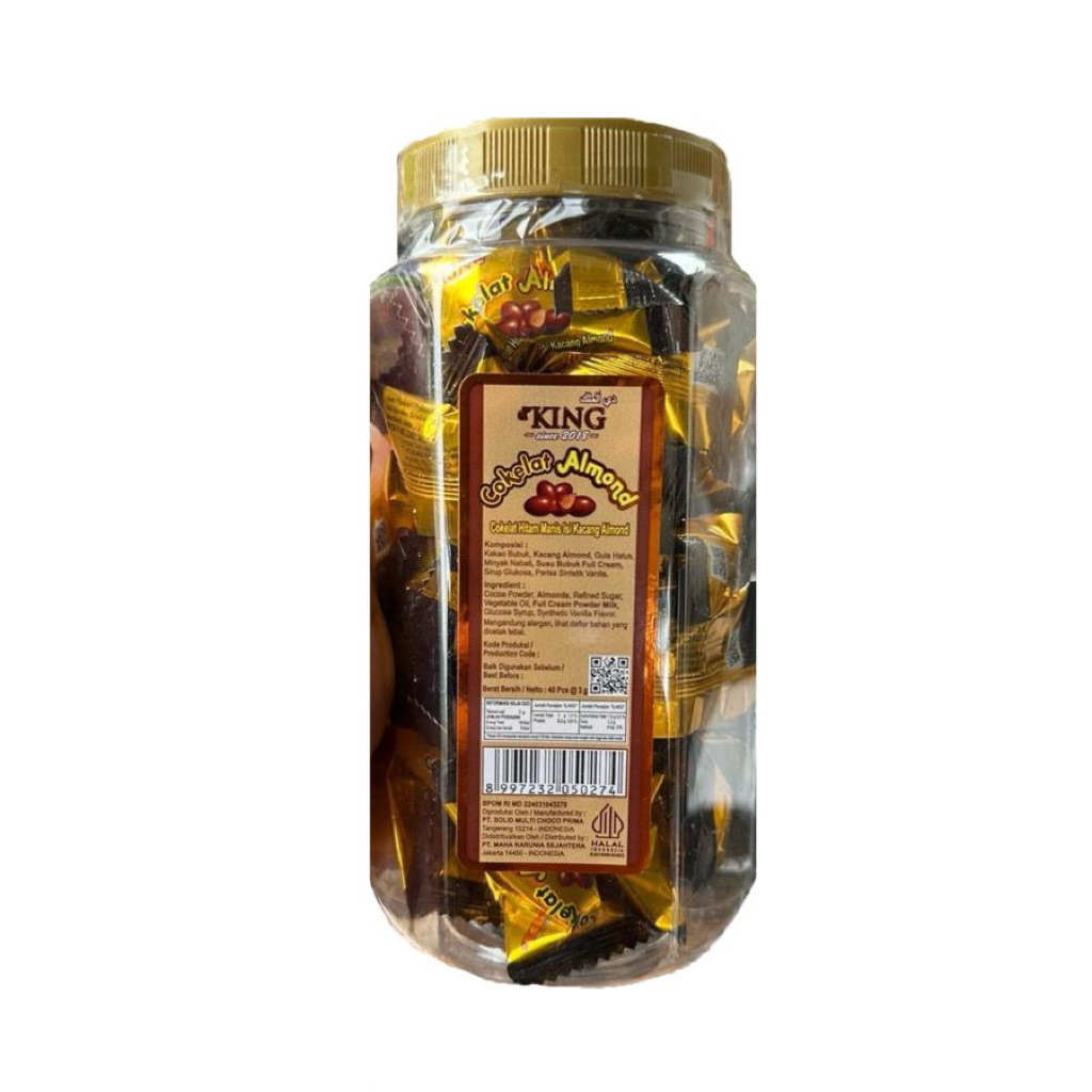 Bonibol coklat almond 1 toples