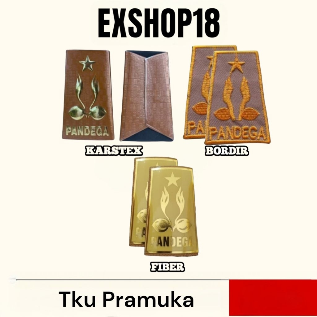 Sepasang Tku Pandega Bordir / Tku Pandega Fiber / Tku Bantara Karstek / Sepasang Tku Pramuka / Evole