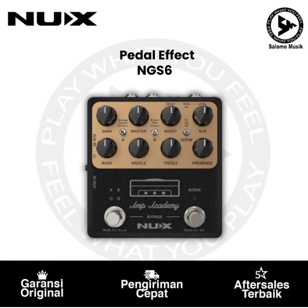 Efek Gitar Nux AMP Academy NGS6 Original