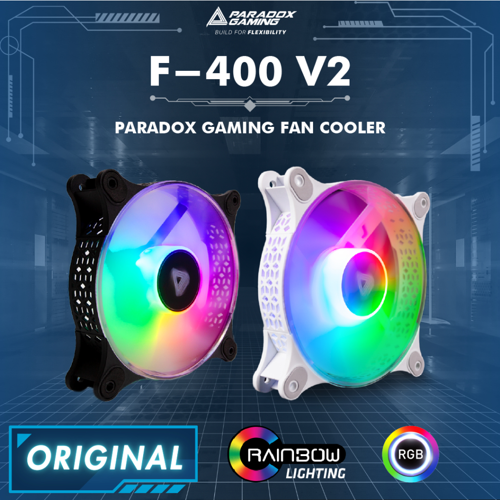 Paradox Gaming Hypersonic F-400 V2 Rainbow LED Fan