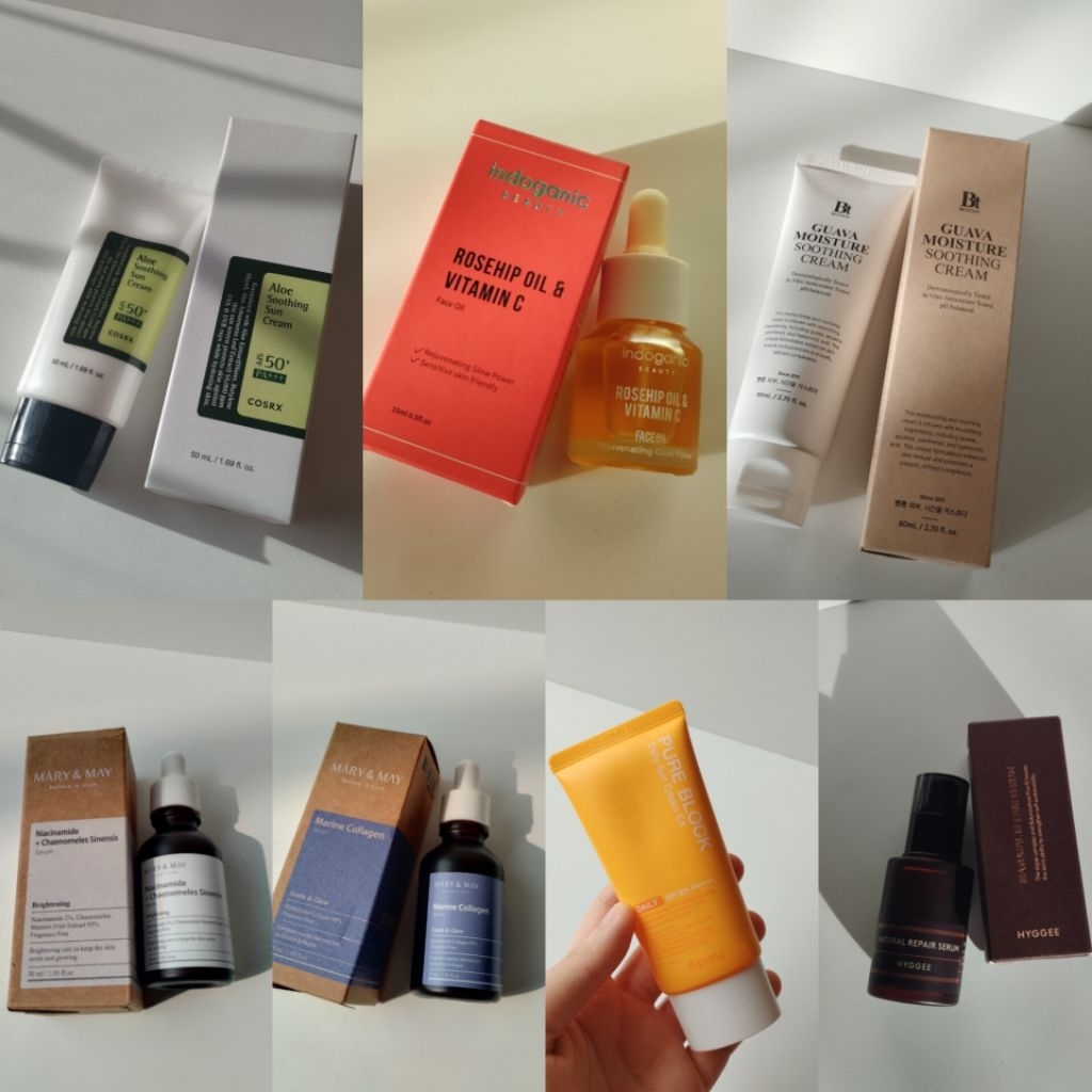 [SERBA 50K] MARY&MAY HYGEE SERUM COSRX SUNSCREEN BENTON GUAVA CREAM INDOGANIC FACE OIL