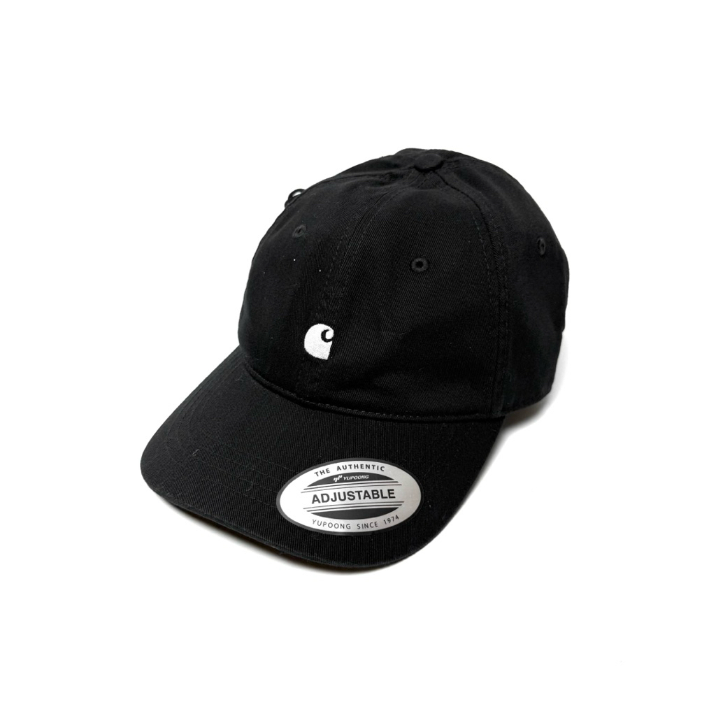 Carhartt WIP Madison Logo Cap Topi Hat Black - Original 100%