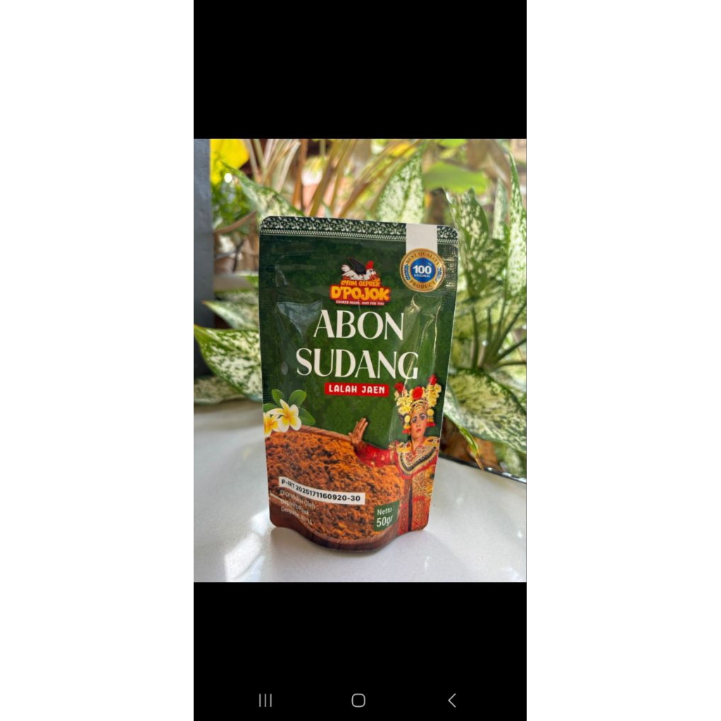 Abon sudang by sambel geprek d'pojok bu desak