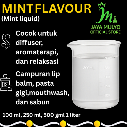 Mint Flavour 1 liter /Peppermint / Mint Liquid / Menthol Mint Cair / Mint Flavour / Minyak Mint