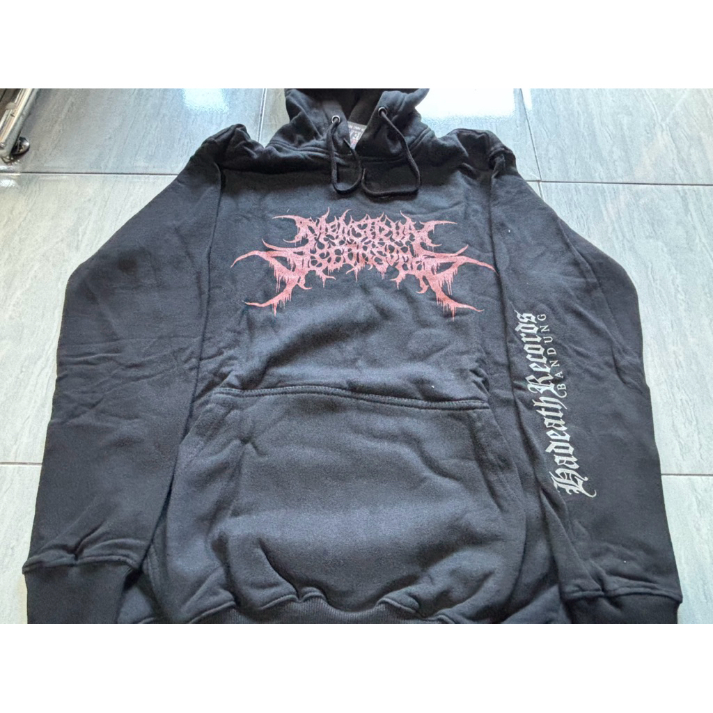 MENSTRUAL DISCONSUMED red logo art - HOODIE ORIGINAL | HOODIE musik | HIIDIE band | HOODIE metal | H