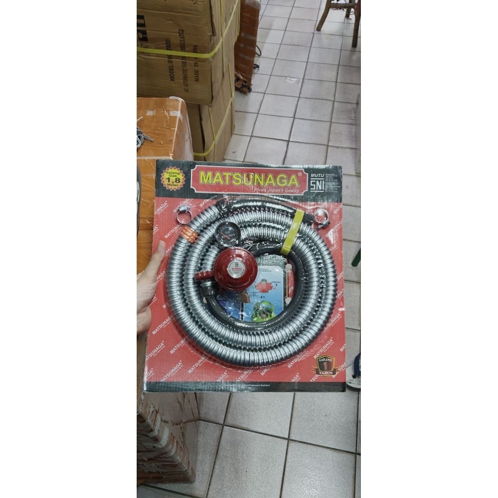 regulator dan selang gas ber SNI