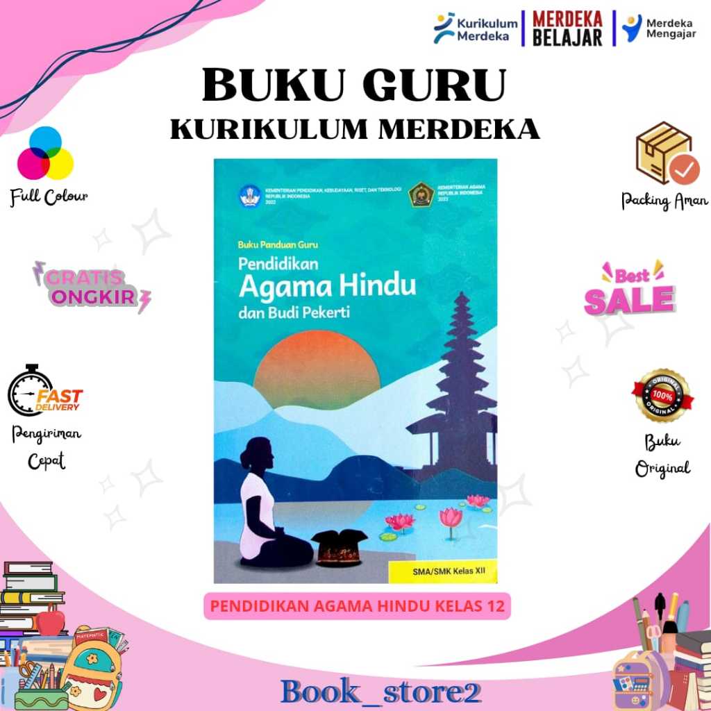 BUKU GURU AGAMA HINDU KELAS 12 KURIKULUM PENGGERAK-MERDEKA SMA/SMK