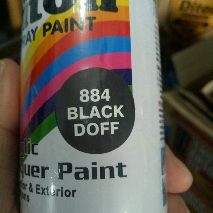 Pilok Pilox Diton Black Doff / Hitam Doff (884) 150cc