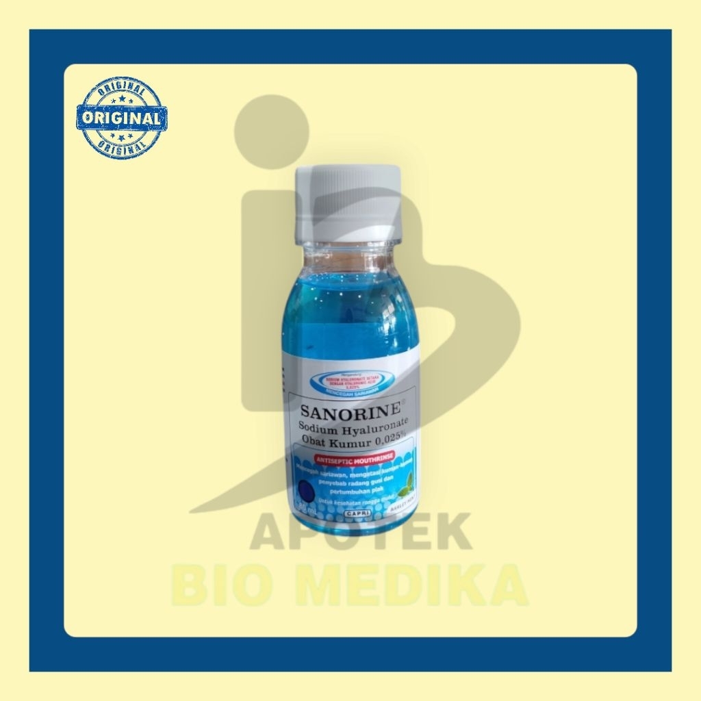 SANORINE BIRU OBAT KUMUR