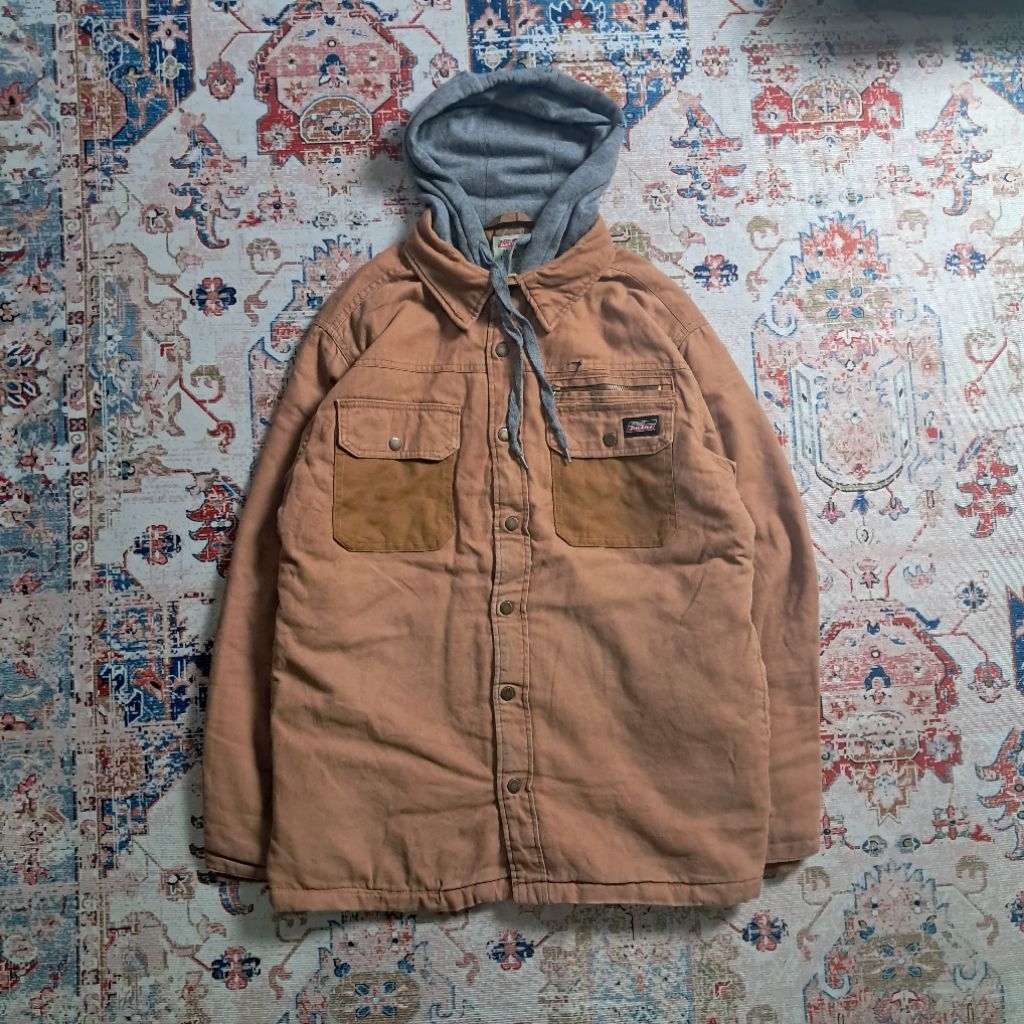 Dickies Work Jacket Kondisi Semi Tempur, Duck Canvas