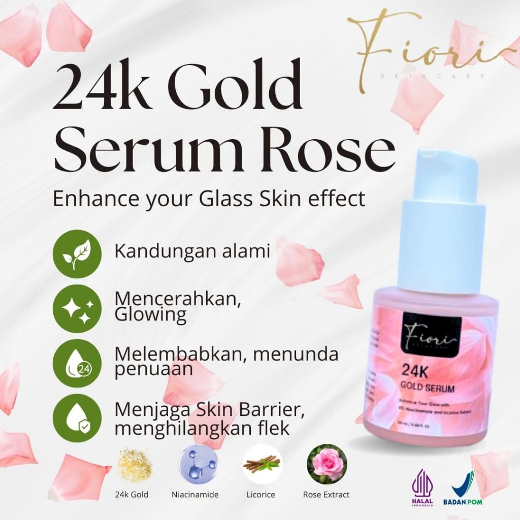 FIORI SERUM 24K GOLD ROSE PREMIUM