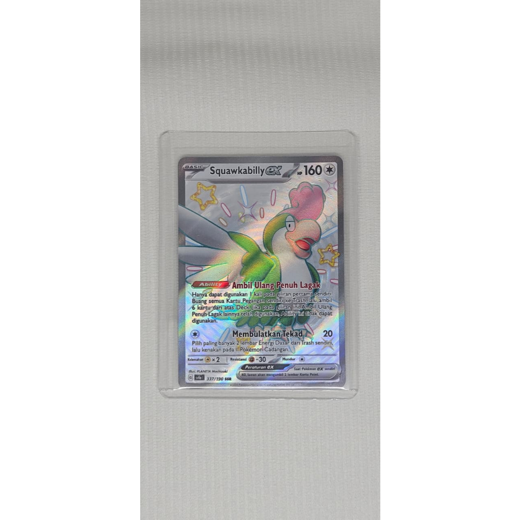 Squawkabilly EX SSR Harta Berkilau Pokemon TCG Indonesia