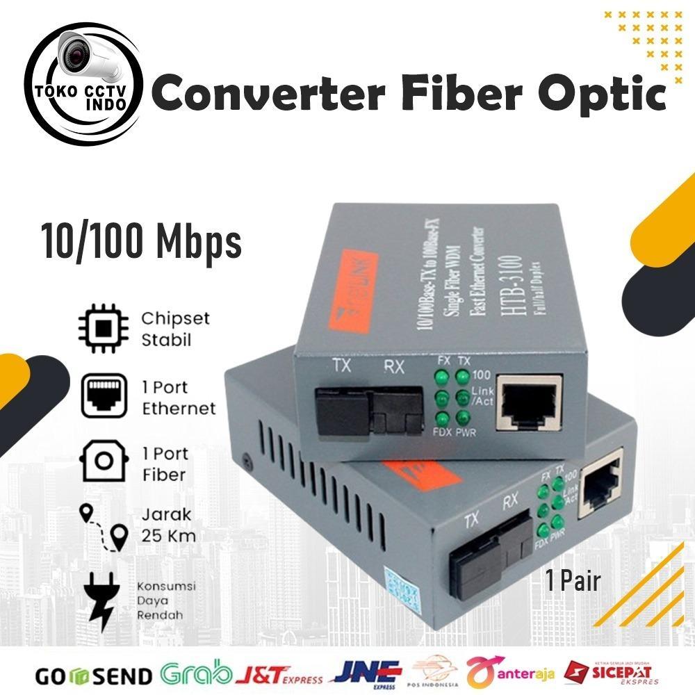 Converter Fiber Optic 100Mbps