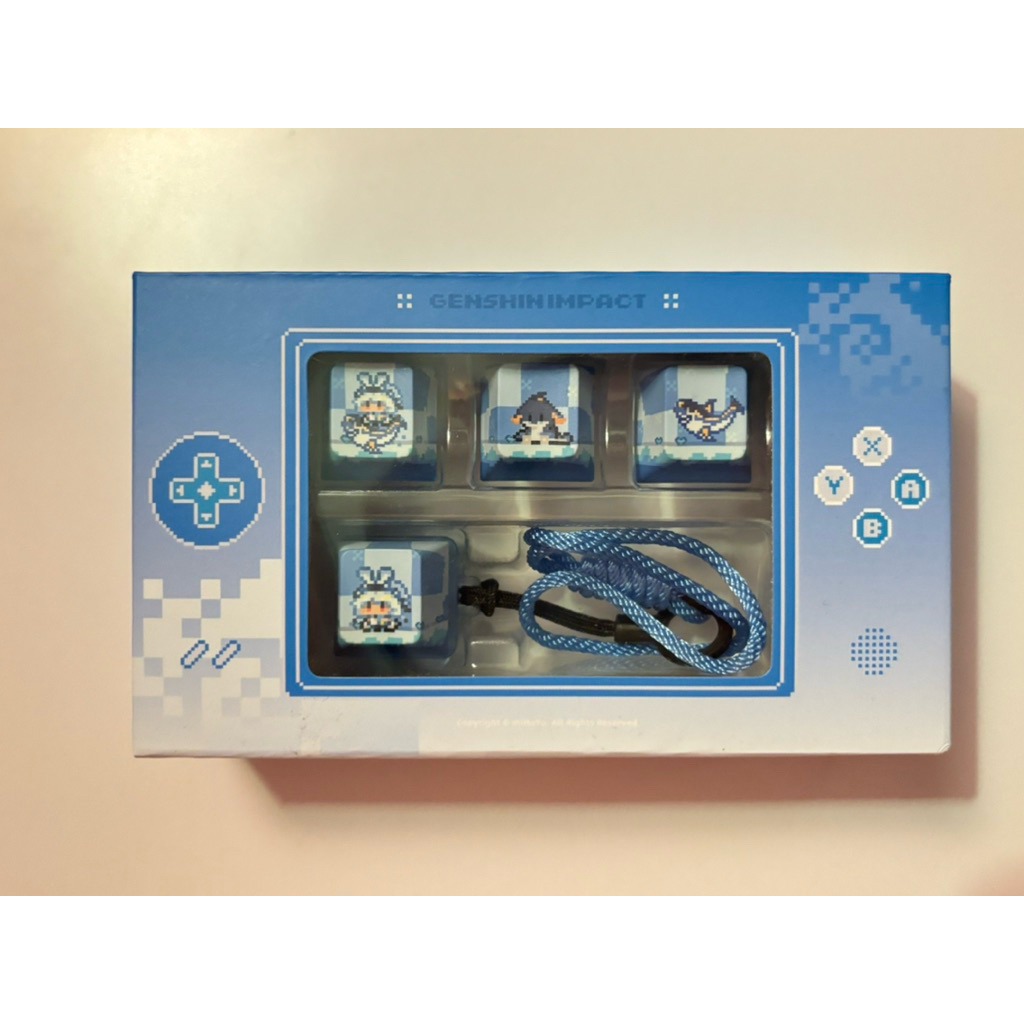 Genshin Impact Official Merch Mualani Keycap Set Pixel Series genshin merch genshin official merch n