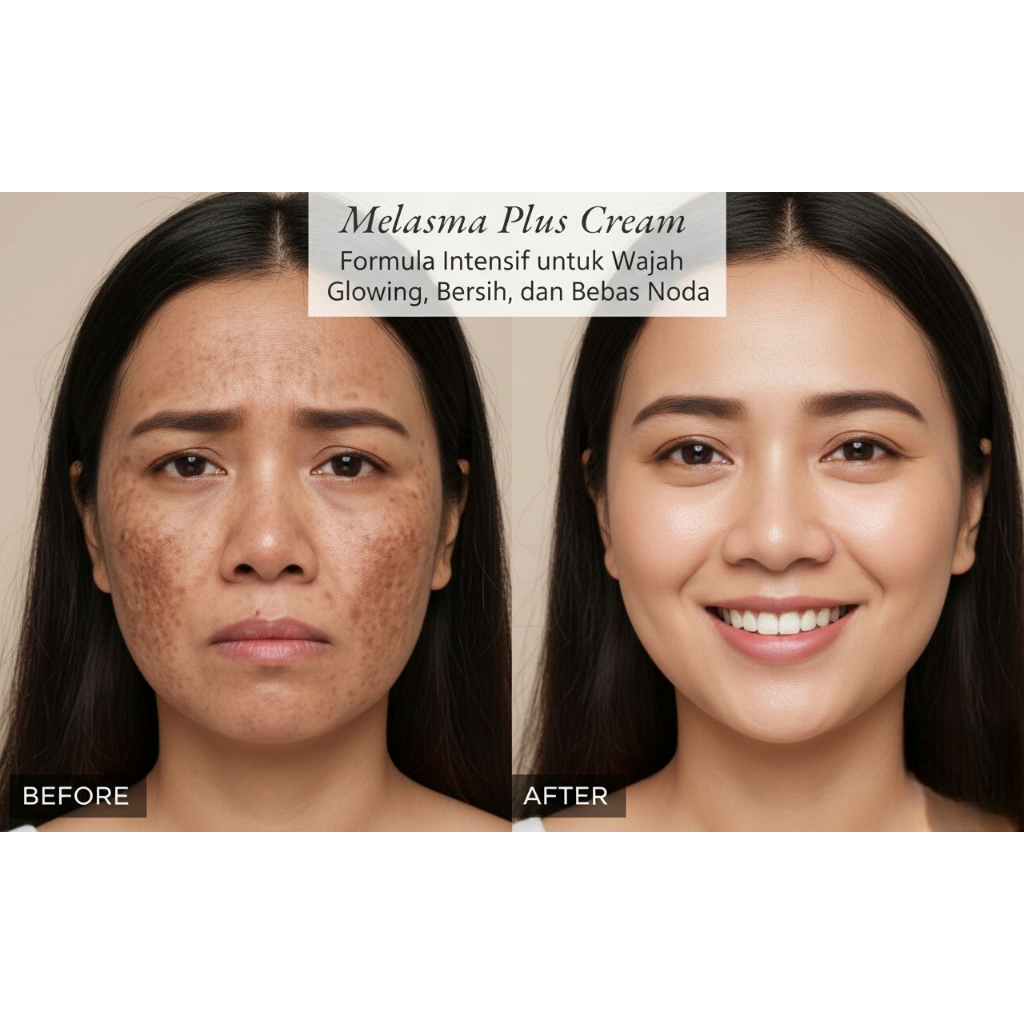 CREAM MALAM GLOWING MELASMA PLUS PENGHILANG FLEK HITAM DAN MELASMA