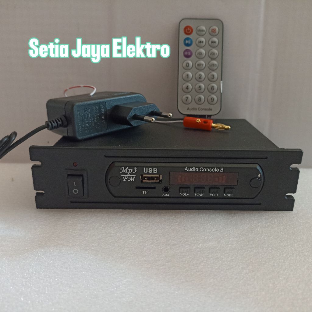USB MP3 BLUETOOTH RADIO FM INCLUDE REMOT DAN ADAPTOR Usb player Bluetooth  radio fm