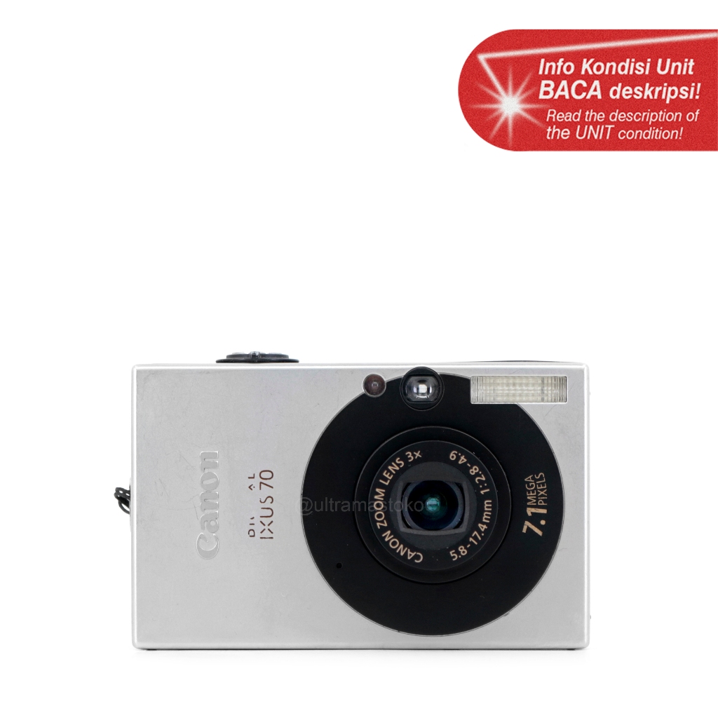 Kamera Digital Pocket Canon DIGITAL IXUS 70 | 7.1 Megapixels  - Digicam