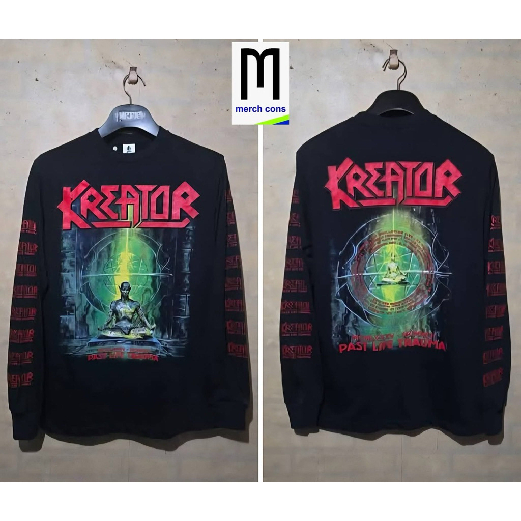 KREATOR past life trauma -  Longsleeve  | kaos musik | kaos band | kaos metal | Long sleeve bootleg