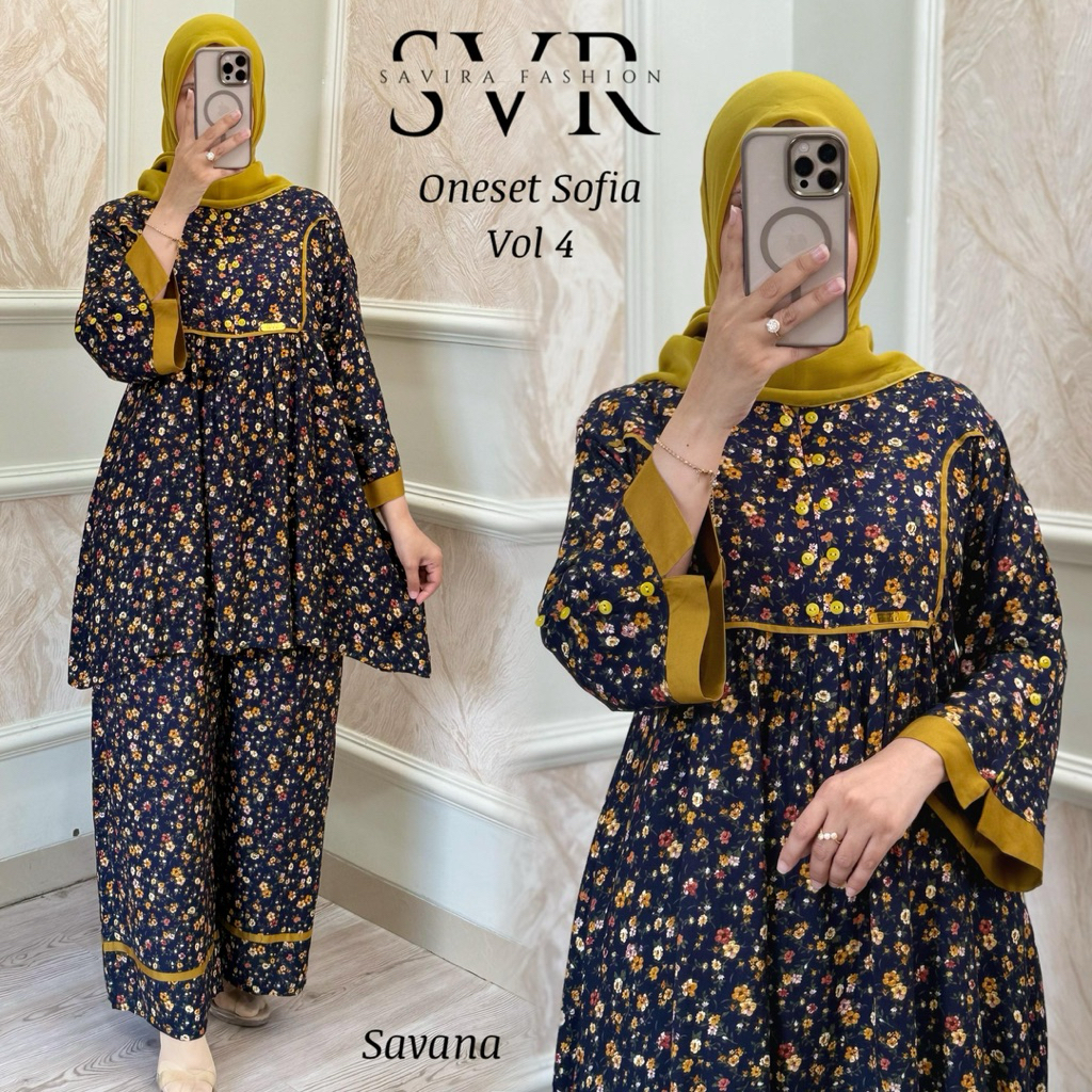 Setelan SVR One Set SOFIA & Daster SOFIA Original