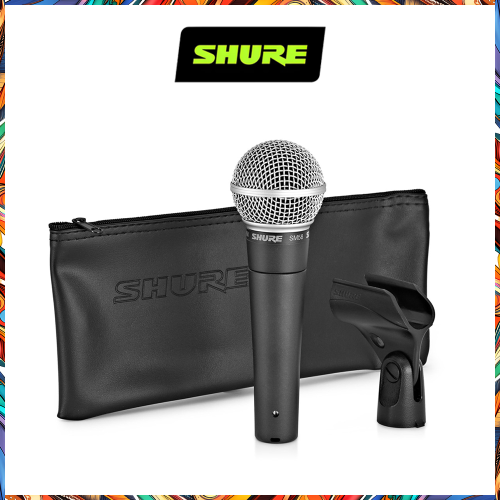MIc Kabel Shure SM58LC Professional Cardioid Mic Karaoke - 3 Meter Cable