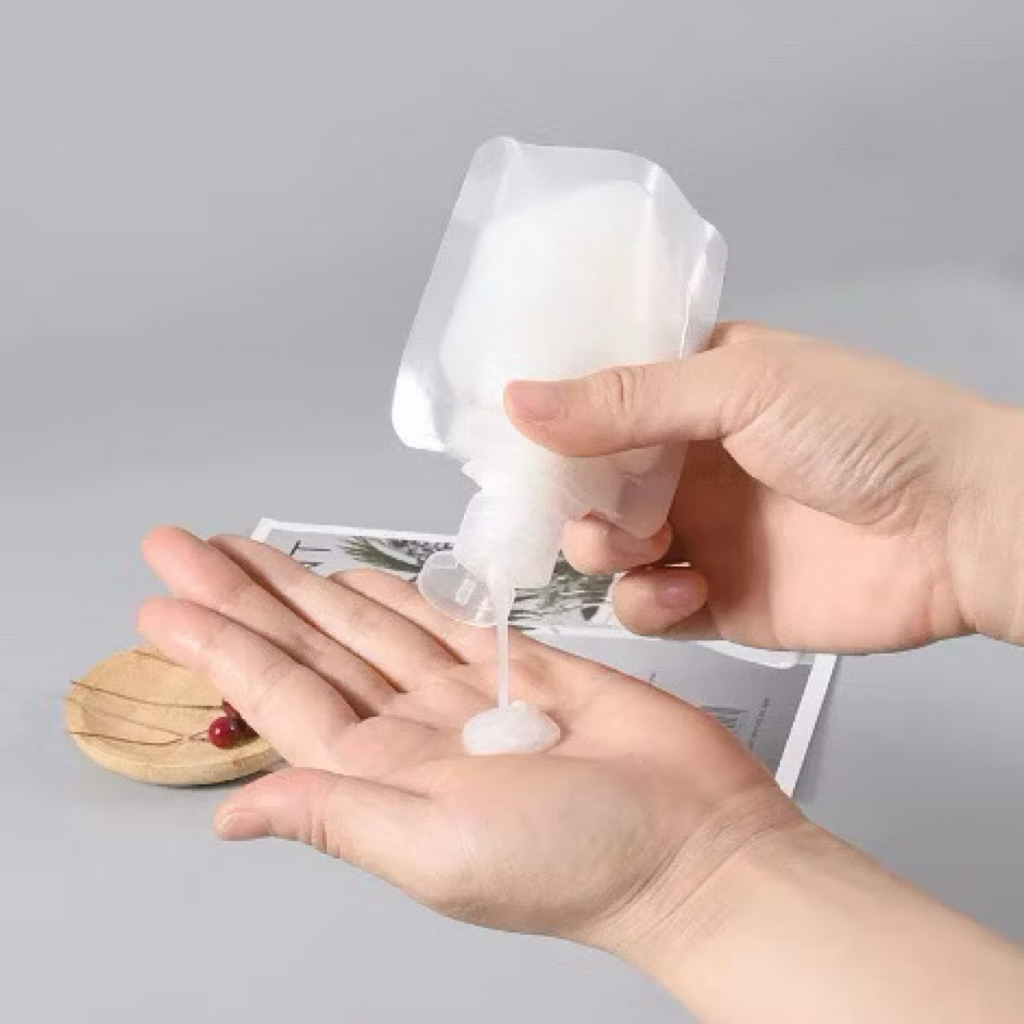 Travel pouch refill sabun serbaguna plastik sabun isi ulang pouch mini