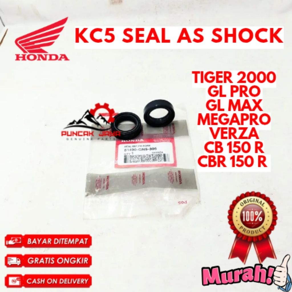SEAL AS SHOCK ORIGINAL HONDA KODE KC5, SEAL AS SHOCK TIGER 2000, SEAL AS SHOCK GL PRO, SEAL AS SHOCK