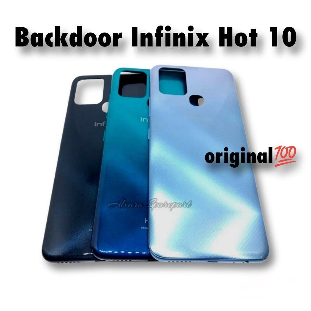 Backdoor Handphone Infinix Hot 10 original