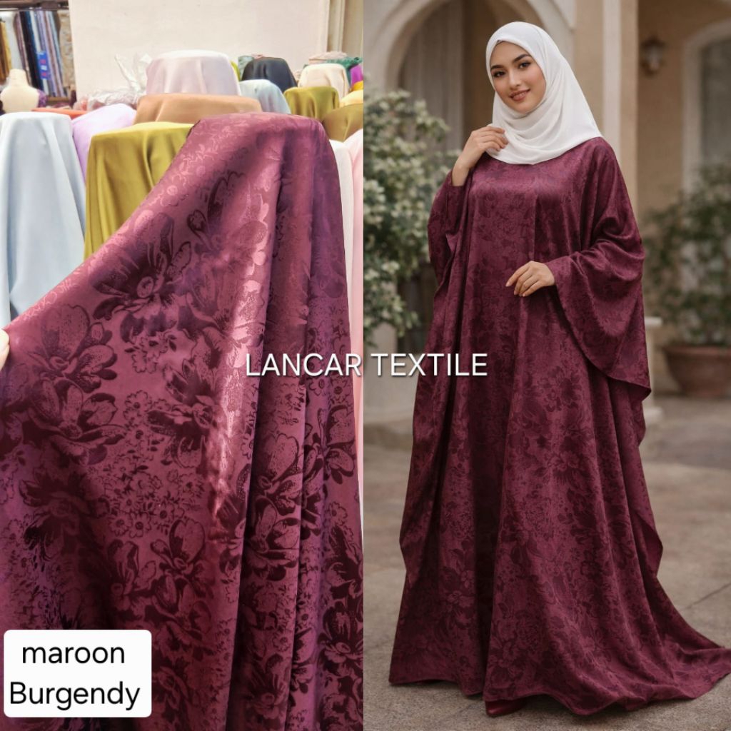 Kain armani jaguard silk halus / armani jaguard silk import terbaru