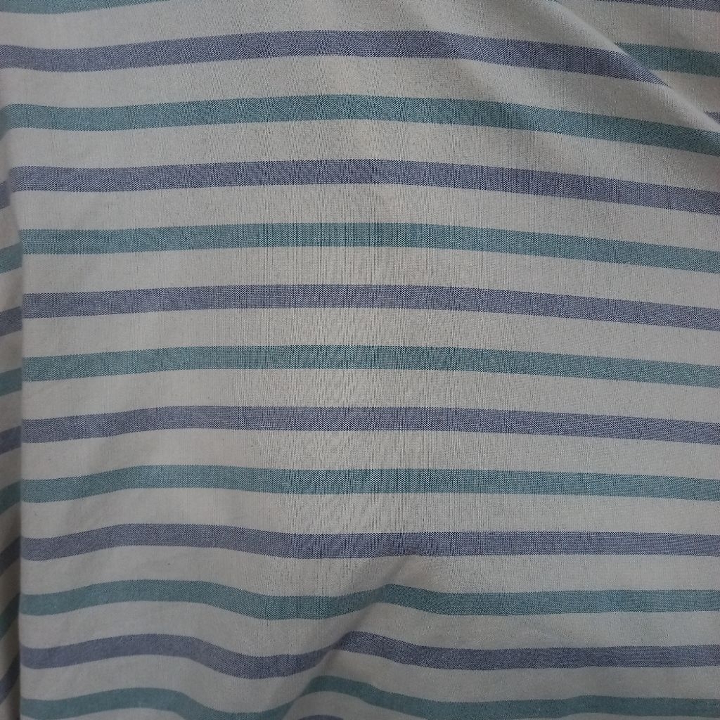 1/2 meter Kain Linen | Katun Linen | Bahan Linen | Kain Meteran | Katun Linen Motif Garis | Bahan Im