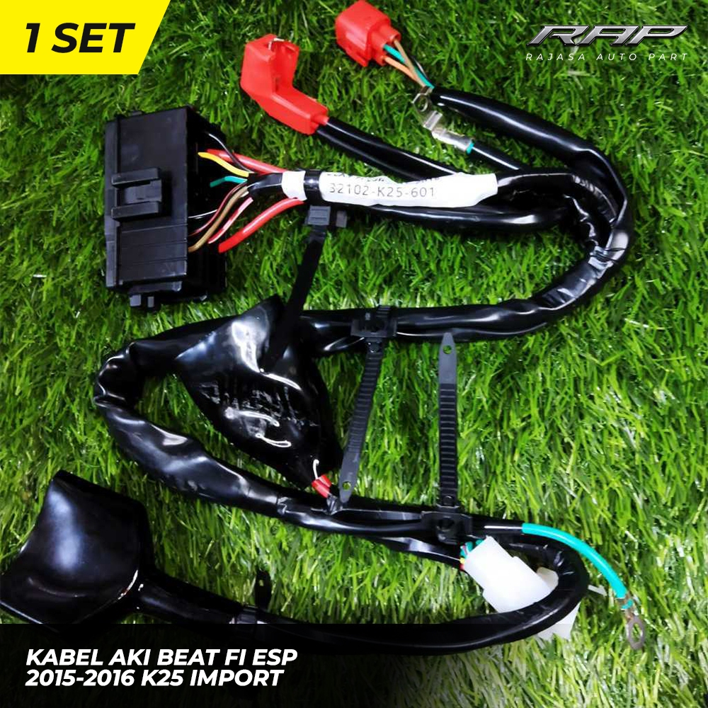 KABEL AKI BEAT FI ESP/KABEL BODY BAGIAN AKI ACCU HONDA BEAT FI ESP 2015-2016 K25 IMPORT