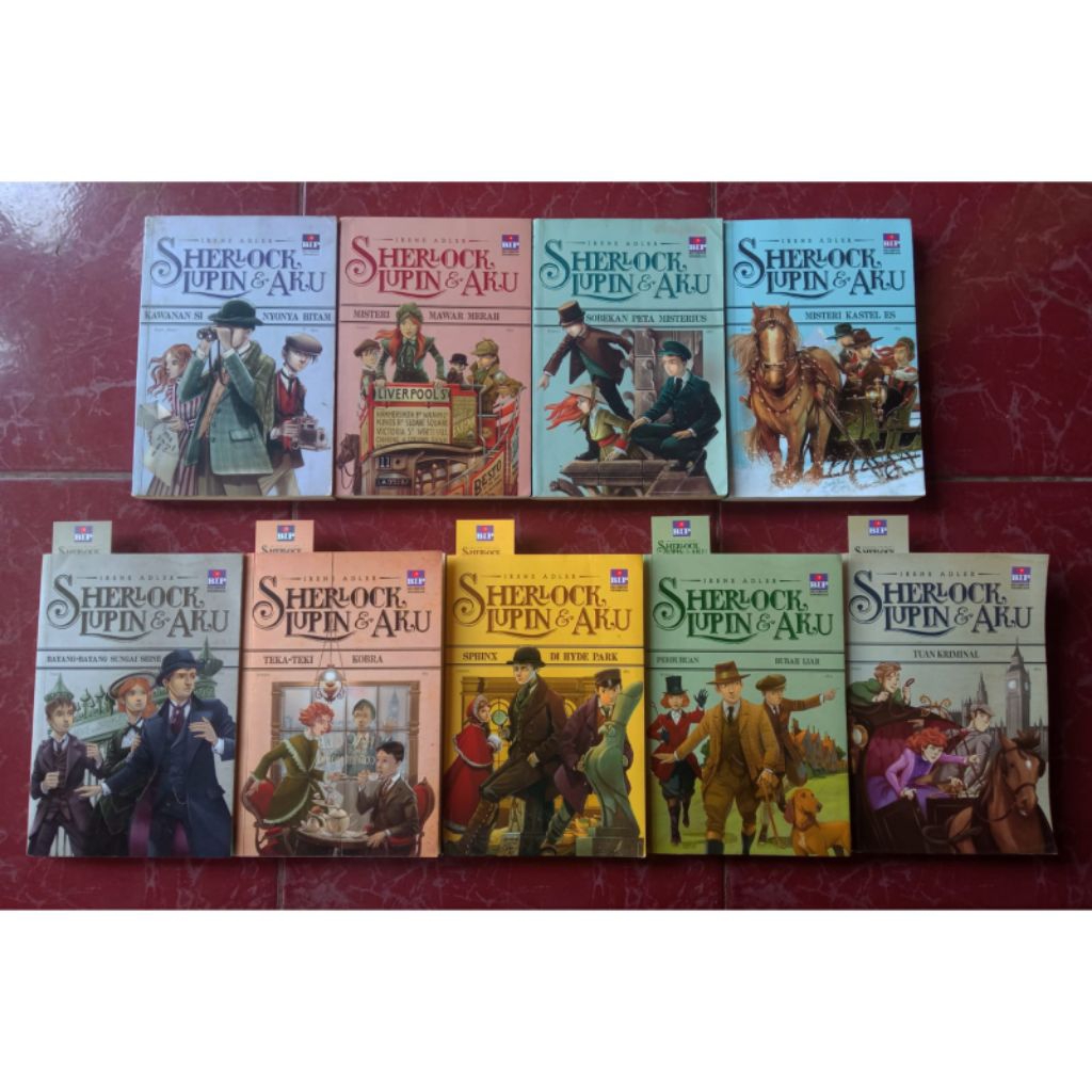 Paket novel Irene Adler - Sherlock, Lupin & Aku (Total 9 novel - BIP)