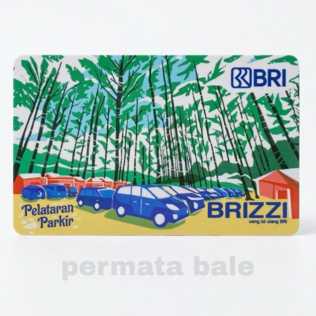 BRIZZI BRI e-Money Original – Kartu Uang Elektronik / e-Toll / Parkir