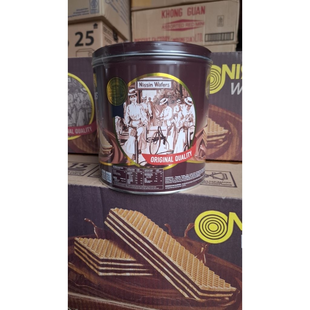Nissin Wafer KALENG BESAR 570gr 1 KALENG